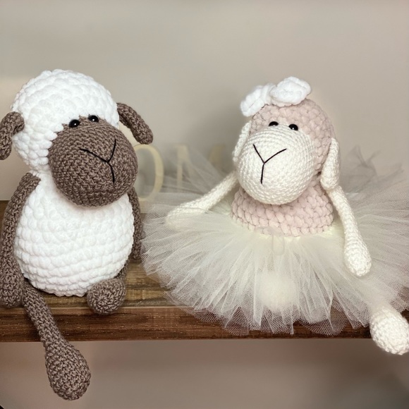 Plush Sheep boy (crochet handmade) - Picture 1 of 1